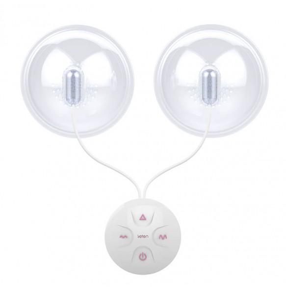 HK LETEN Nipple Breast Massager Vibrators (Chargeable - Transparent)